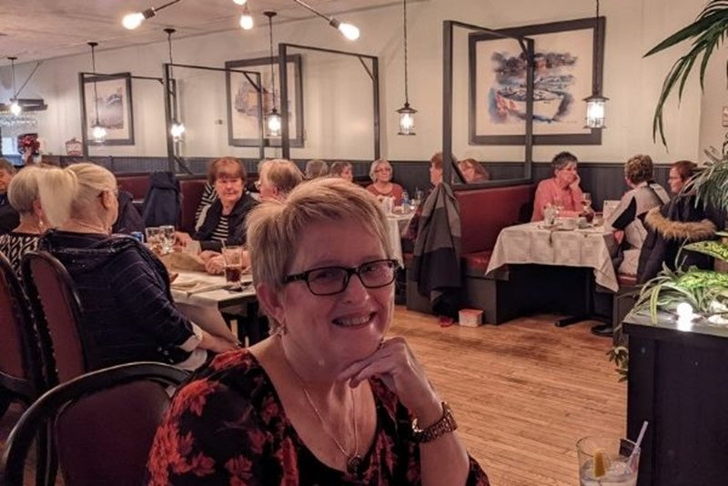 Happy diners