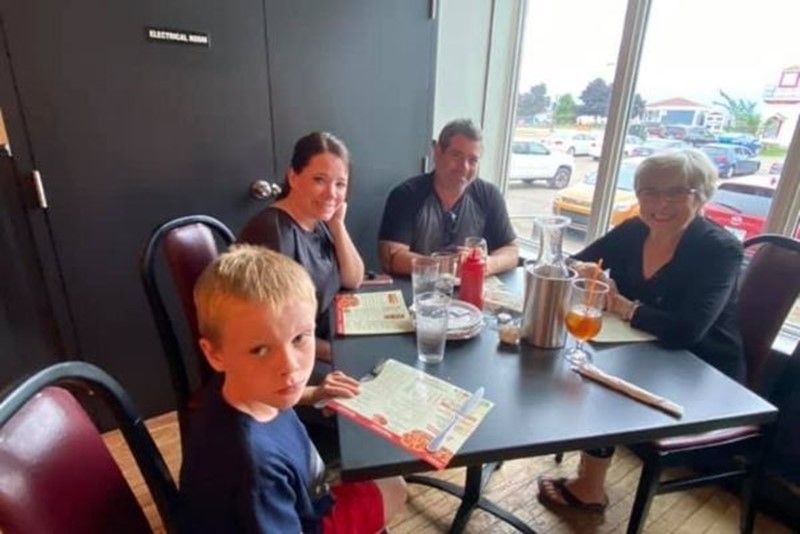 Happy diners